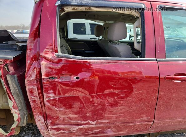 1GC1KSEY5KF239309 2019 CHEVROLET SILVERADO Maroon Widok tylnych siedzeń