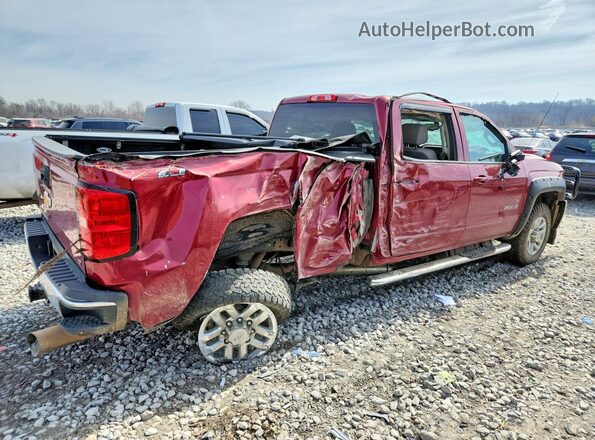 1GC1KSEY5KF239309 2019 CHEVROLET SILVERADO Maroon Tył prawy