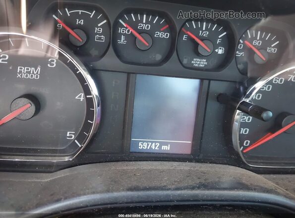 1GC1KUE83GF219059 2016 CHEVROLET SILVERADO Red Հետևի նստատեղերի տեսք