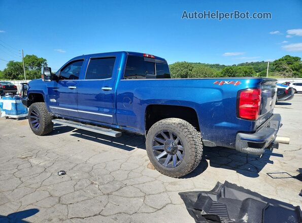 1GC1KUEY3KF196200 2019 CHEVROLET SILVERADO Синий Задняя левая четверть