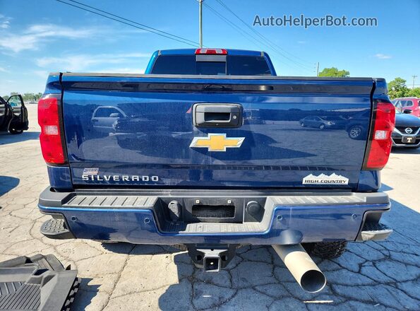 1GC1KUEY3KF196200 2019 CHEVROLET SILVERADO Синий Вид сзади