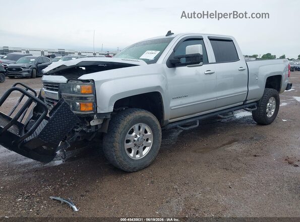 1GC1KVE86GF241336 2016 CHEVROLET SILVERADO Серебряный Передняя левая четверть