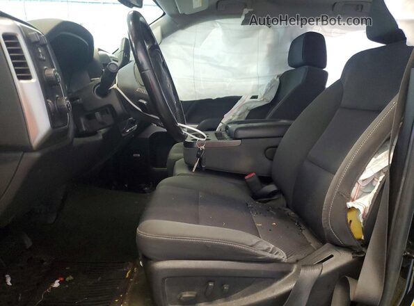 1GC1KVEG2JF186107 2018 CHEVROLET SILVERADO Black Vista interior delantera