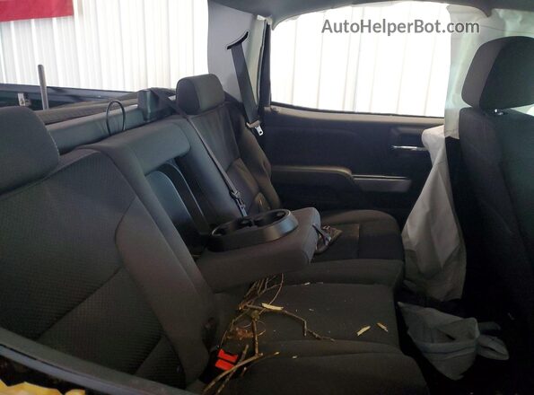 1GC1KVEG2JF186107 2018 CHEVROLET SILVERADO Black Vista de los asientos traseros