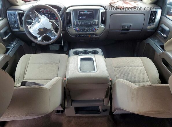 1GC1KVEG3JF251966 2018 CHEVROLET SILVERADO Red Առջևի վահանակի տեսք