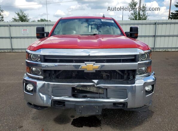 1GC1KVEG3JF251966 2018 CHEVROLET SILVERADO Red Դիմացի տեսք