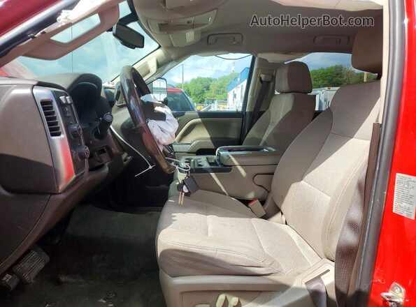 1GC1KVEG3JF251966 2018 CHEVROLET SILVERADO Red Սալոնի դիմացի տեսք