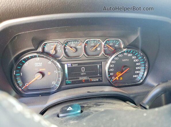 1GC1KVEG8GF300393 2016 CHEVROLET SILVERADO White Vista del cuadro de instrumentos
