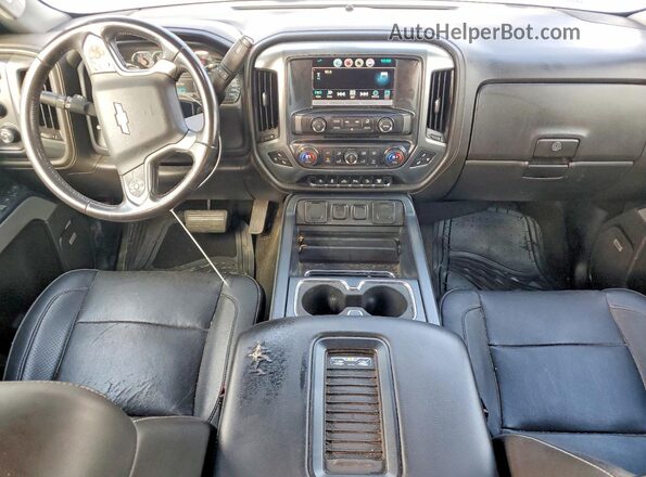 1GC1KWE82GF115920 2016 CHEVROLET SILVERADO Blue Вид панелі приладів