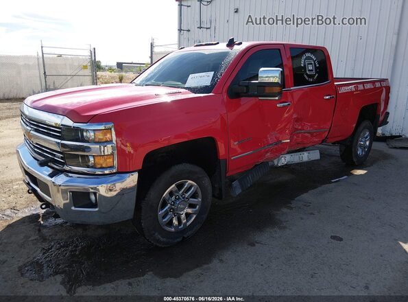 1GC1KWE82GF273870 2016 CHEVROLET SILVERADO Красный Передняя левая четверть
