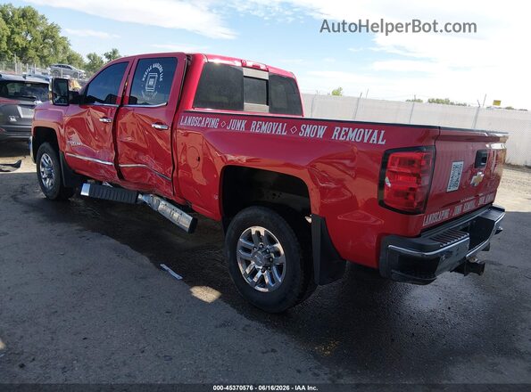 1GC1KWE82GF273870 2016 CHEVROLET SILVERADO Красный Задняя левая четверть