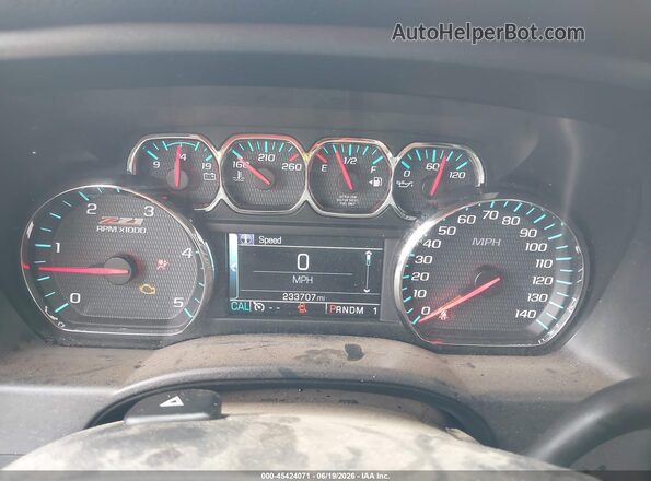 1GC1KWE86GF238832 2016 CHEVROLET SILVERADO Черный Вид задних сидений