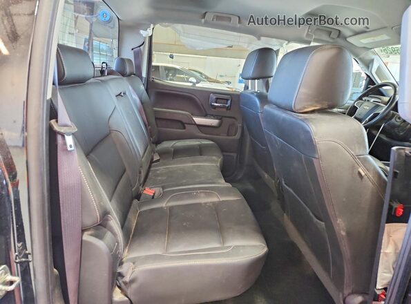 1GC1KWEG0GF278900 2016 CHEVROLET SILVERADO Black Rear seats view