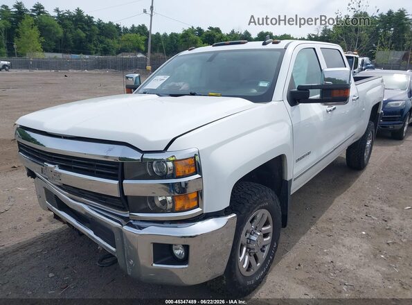 1GC1KWEG4GF164446 2016 CHEVROLET SILVERADO Белый Передняя левая четверть