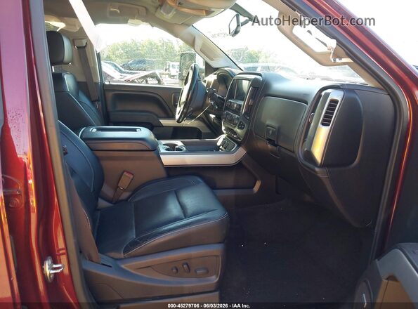 1GC1KWEGXGF260680 2016 CHEVROLET SILVERADO Бордовый Вид салона спереди