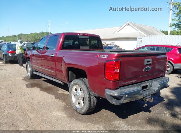 1GC1KWEGXGF260680 2016 CHEVROLET SILVERADO Бордовый Задняя левая четверть