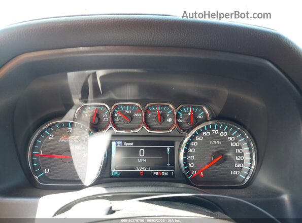 1GC1KWEGXGF260680 2016 CHEVROLET SILVERADO Бордовый Вид задних сидений