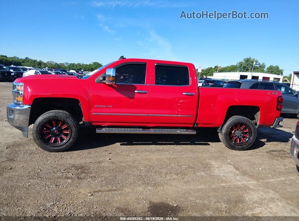 1GC1KWEY7JF191656 2018 CHEVROLET SILVERADO Red 360 interior view