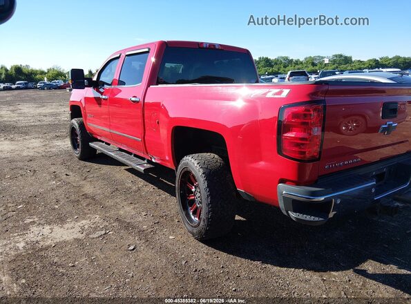 1GC1KWEY7JF191656 2018 CHEVROLET SILVERADO Red Rear left