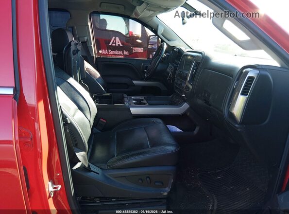 1GC1KWEY7JF191656 2018 CHEVROLET SILVERADO Red Front interior view