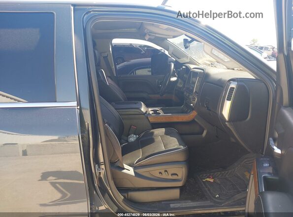 1GC1KXEY0JF138545 2018 CHEVROLET SILVERADO Black Widok wnętrza z przodu