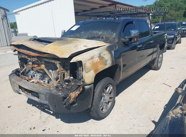 1GC1KXEY0JF138545 2018 CHEVROLET SILVERADO Black Przód lewy