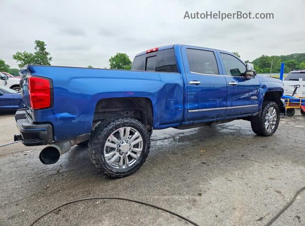 1GC1KXEY0JF160447 2018 CHEVROLET SILVERADO Blue Задня права чверть
