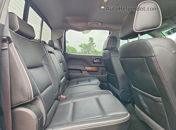 1GC1KXEY0JF160447 2018 CHEVROLET SILVERADO Blue Вид задніх сидінь