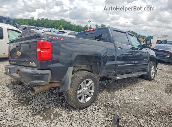 1GC1KXEY4JF224201 2018 CHEVROLET SILVERADO Черный Задняя правая четверть