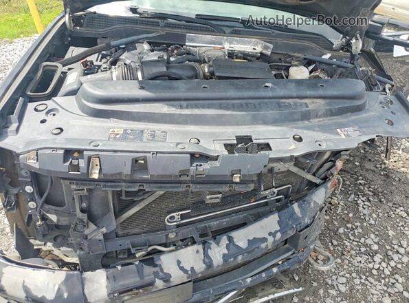1GC1KXEY4JF224201 2018 CHEVROLET SILVERADO Черный Вид задней части салона