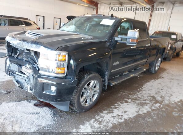 1GC1KXEY5JF271141 2018 CHEVROLET SILVERADO Черный Передняя левая четверть