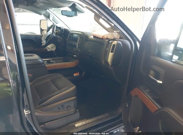 1GC1KXEY5JF271141 2018 CHEVROLET SILVERADO Черный Вид салона спереди