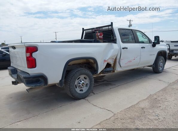 1GC1WLE73LF332106 2020 CHEVROLET SILVERADO White Rear right