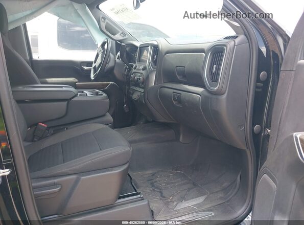 1GC1WNE72NF136320 2022 CHEVROLET SILVERADO Black წინა სალონის ხედი