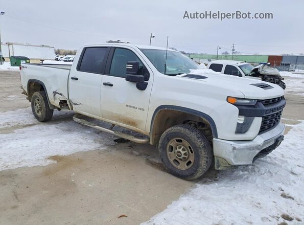 1GC1YLE73PF236203 2023 CHEVROLET SILVERADO Белый Передняя правая четверть