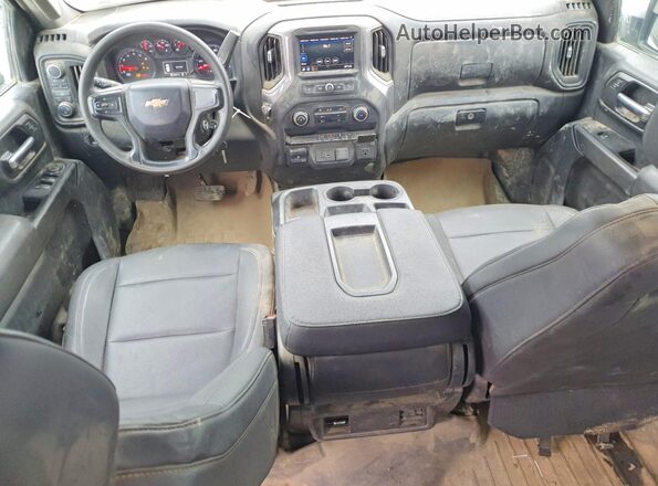 1GC1YLE73PF236203 2023 CHEVROLET SILVERADO Белый Вид панели приборов