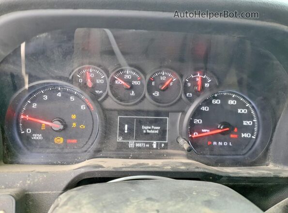 1GC1YLE73PF236203 2023 CHEVROLET SILVERADO Белый Вид щитка приборов