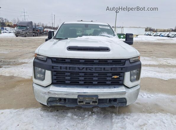 1GC1YLE73PF236203 2023 CHEVROLET SILVERADO Белый Вид спереди