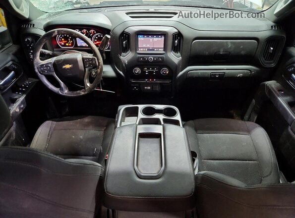 1GC1YME75MF184042 2021 CHEVROLET SILVERADO White Вид панелі приладів