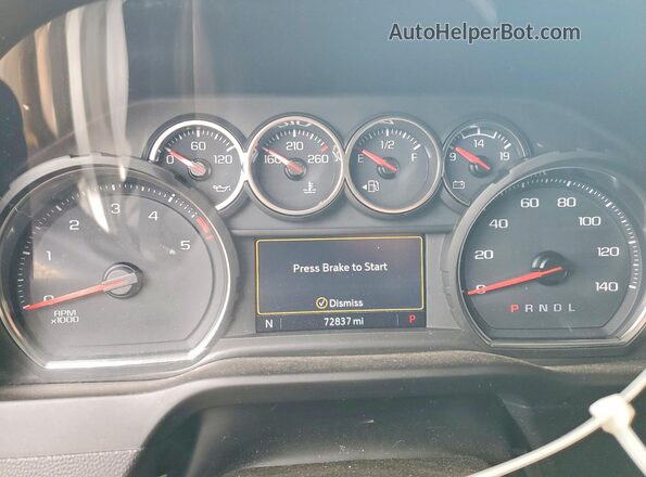 1GC1YNEY0PF159584 2023 CHEVROLET SILVERADO White Widok zestawu wskaźników