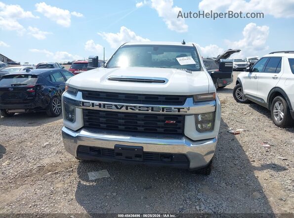 1GC1YNEY4MF254922 2021 CHEVROLET SILVERADO White Vista del cuadro de instrumentos