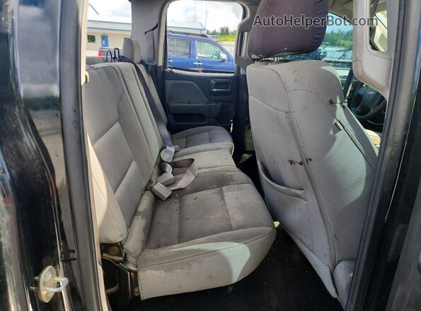 1GC2KUEG3GZ169757 2016 CHEVROLET SILVERADO Black Vista de los asientos traseros