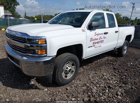 1GC2KUEG5GZ366347 2016 CHEVROLET SILVERADO White წინა მარცხენა ხედი სამი მეოთხედიდან