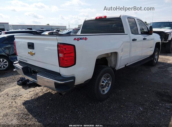 1GC2KUEG7JZ320767 2018 CHEVROLET SILVERADO Белый Задняя правая четверть