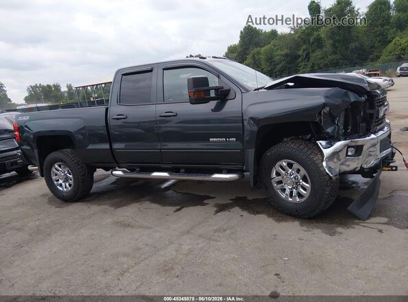 1GC2KVEG0HZ245457 2017 CHEVROLET SILVERADO Gray უკანა სალონის ხედი