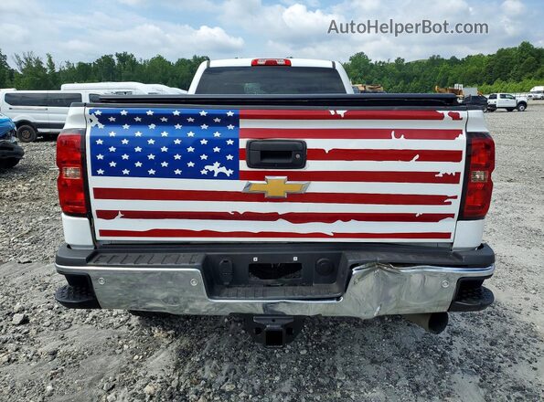1GC2KVEY3JZ125943 2018 CHEVROLET SILVERADO White უკანა ხედი