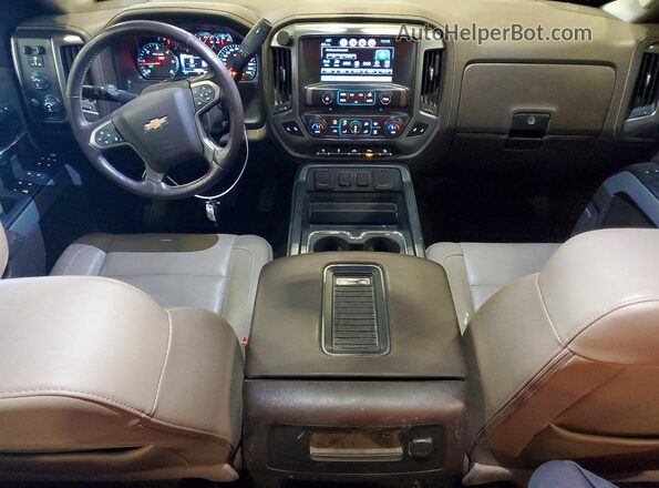 1GC2KWEG1JZ235290 2018 CHEVROLET SILVERADO Maroon Առջևի վահանակի տեսք