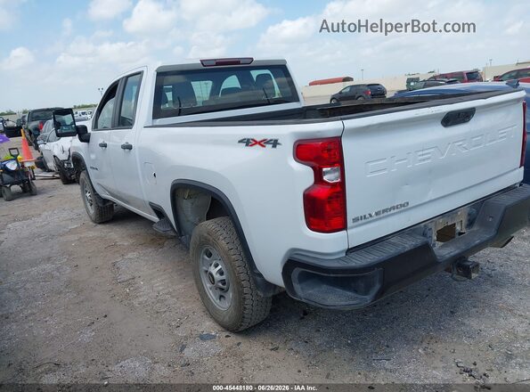 1GC2YLE70MF243609 2021 CHEVROLET SILVERADO Белый Задняя левая четверть