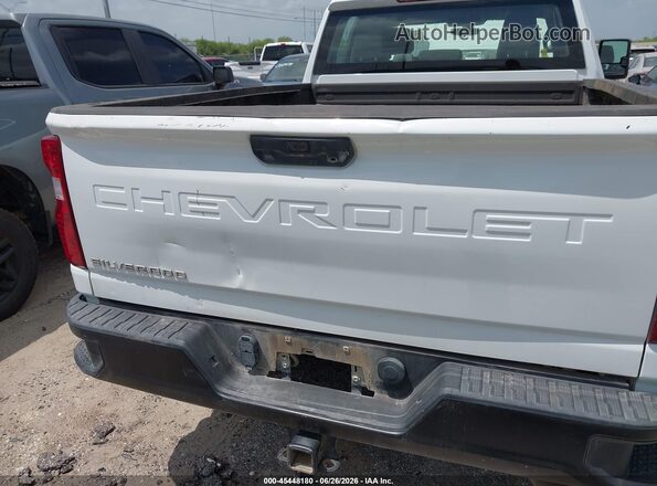 1GC2YLE70MF243609 2021 CHEVROLET SILVERADO Белый Вид спереди