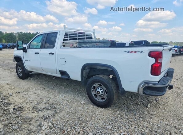 1GC2YLE71MF130722 2021 CHEVROLET SILVERADO White უკანა მარცხენა